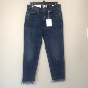 Frame Denim Le Stevie Crop with fringe